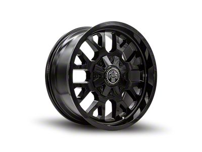 Thret Offroad Attitude Gloss Black Wheel; 18x9; 18mm Offset (97-06 Jeep Wrangler TJ)