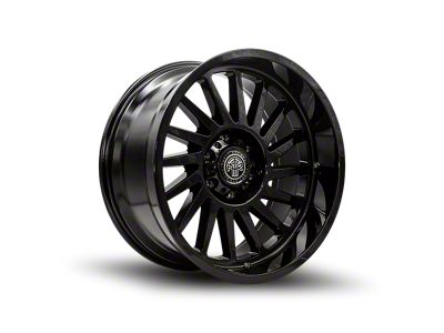 Thret Offroad Omega Gloss Black 6-Lug Wheel; 22x10; -21mm Offset (24-25 Tacoma)