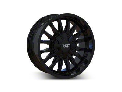 Thret Offroad Gamma Gloss Black 6-Lug Wheel; 20x9; 0mm Offset (16-24 Titan XD)