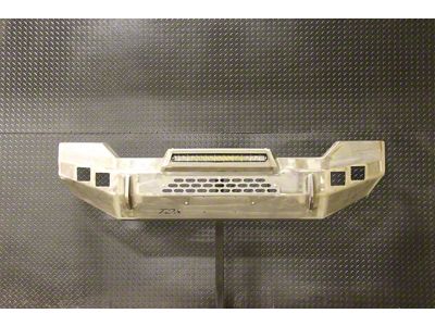 Throttle Down Kustoms Cyclone Front Bumper with Dual LED Cube Light Holes; Bare Metal (05-11 Tacoma)