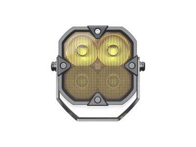 Tiny Monster Concept Pro Series 3-Inch Cube LED Pod Lights; Fog Beam (Universal; Some Adaptation May Be Required)