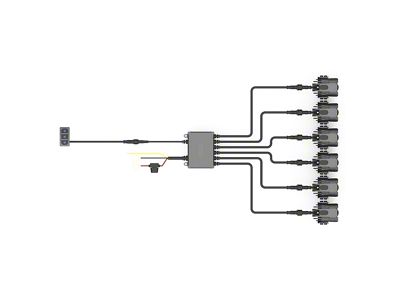 Tiny Monster Concept Pro Mini Series 2-Inch Cube LED Pod Lights; Set of 6; Driving Beam (Universal; Some Adaptation May Be Required)
