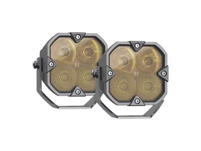 Tiny Monster Concept Pro Series 3-Inch Cube LED Pod Lights; Driving Beam (Universal; Some Adaptation May Be Required)