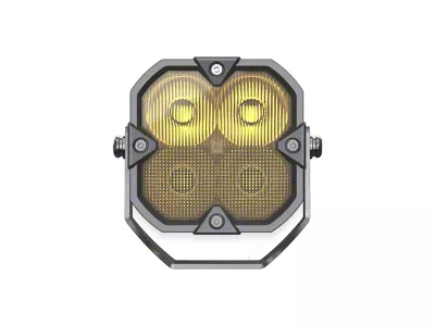 Tiny Monster Concept Pro Series 3-Inch Cube LED Pod Lights; Fog Beam (Universal; Some Adaptation May Be Required)