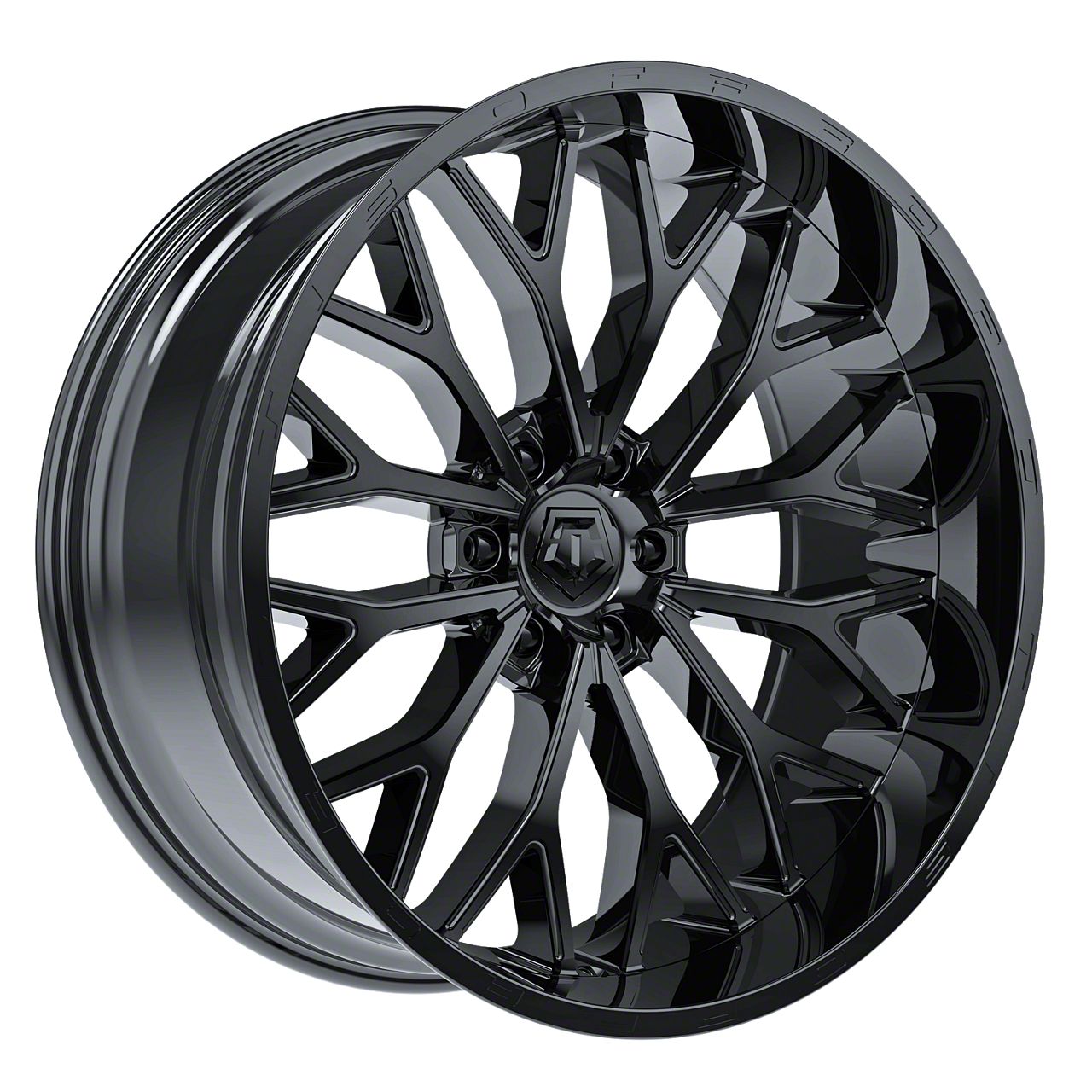 TIS Toyota 4-Runner 565 Gloss Black 6-Lug Wheel; 24x10; -24mm