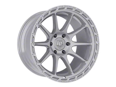 TIS 563 Silver Brushed Machined 6-Lug Wheel; 20x9; 0mm Offset (04-15 Titan)