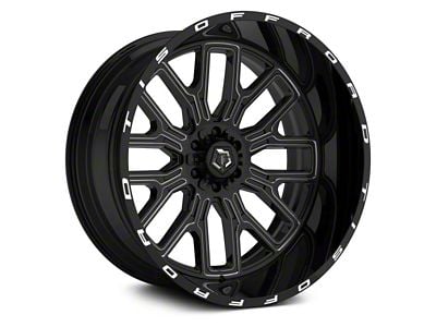 TIS 560BM Gloss Black 6-Lug Wheel; 22x12; -44mm Offset (24-25 Tacoma)