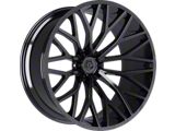 TIS 566 Gloss Black 6-Lug Wheel; 22x10; -19mm Offset (10-24 4Runner)