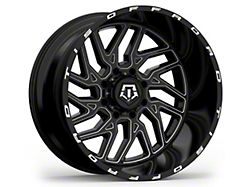 TIS 544BM Gloss Black Milled 6-Lug Wheel; 20x12; -44mm Offset (21-25 Bronco, Excluding Raptor)