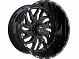 TIS 544BM Gloss Black Milled 6-Lug Wheel; 20x12; -44mm Offset (22-25 Bronco Raptor)