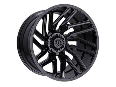 TIS 554 Gloss Black 6-Lug Wheel; 22x10; -19mm Offset (21-25 Bronco, Excluding Raptor)