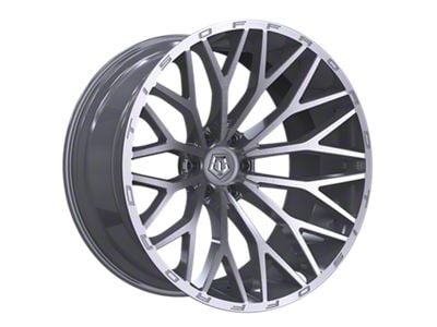 TIS 566 Gloss Silver with Brushed Face and Lip 6-Lug Wheel; 20x9; 18mm Offset (22-25 Bronco Raptor)