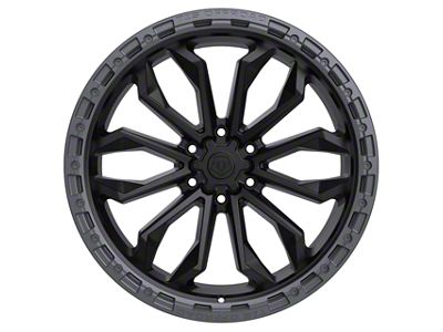TIS 556 Satin Black with Anthracite Bead Ring Wheel; 20x9; 0mm Offset (99-04 Jeep Grand Cherokee WJ)