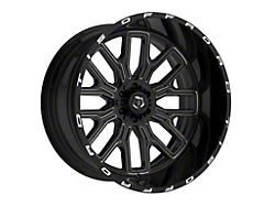 TIS 560 Gloss Black Milled Wheel; 20x10; -19mm Offset (11-21 Jeep Grand Cherokee WK2)