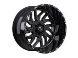 TIS 544 Gloss Black Milled Wheel; 20x10; -20mm Offset (18-26 Jeep Wrangler JL)