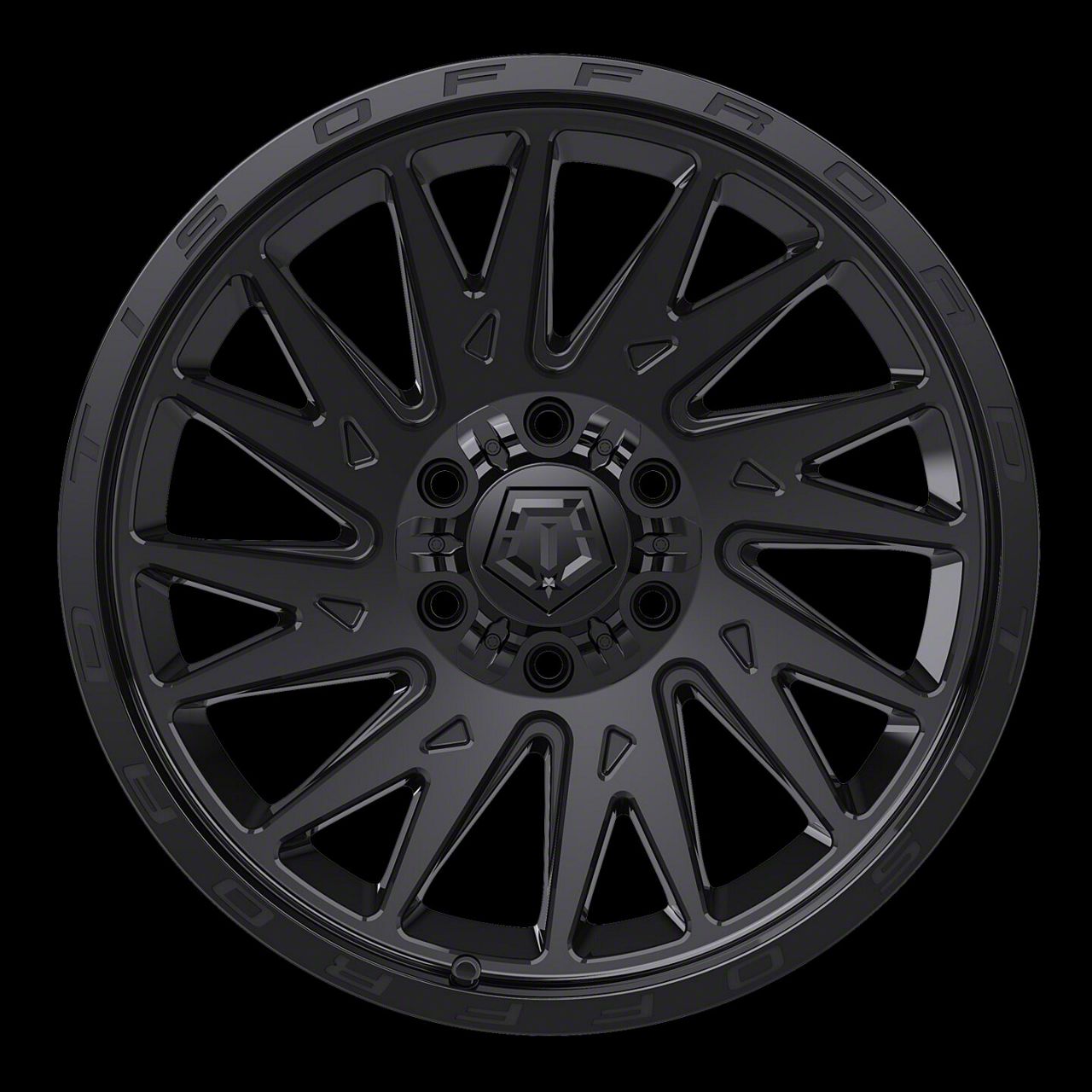 TIS Jeep Wrangler 547 Gloss Black Wheel; 18x9; 0mm Offset A281412