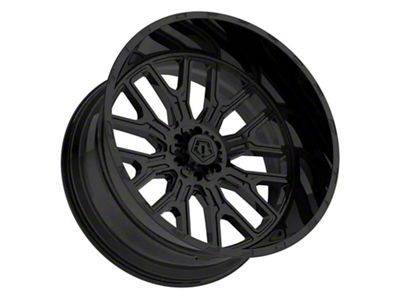 TIS 560 Gloss Black Wheel; 20x12; -44mm Offset (18-25 Jeep Wrangler JL)