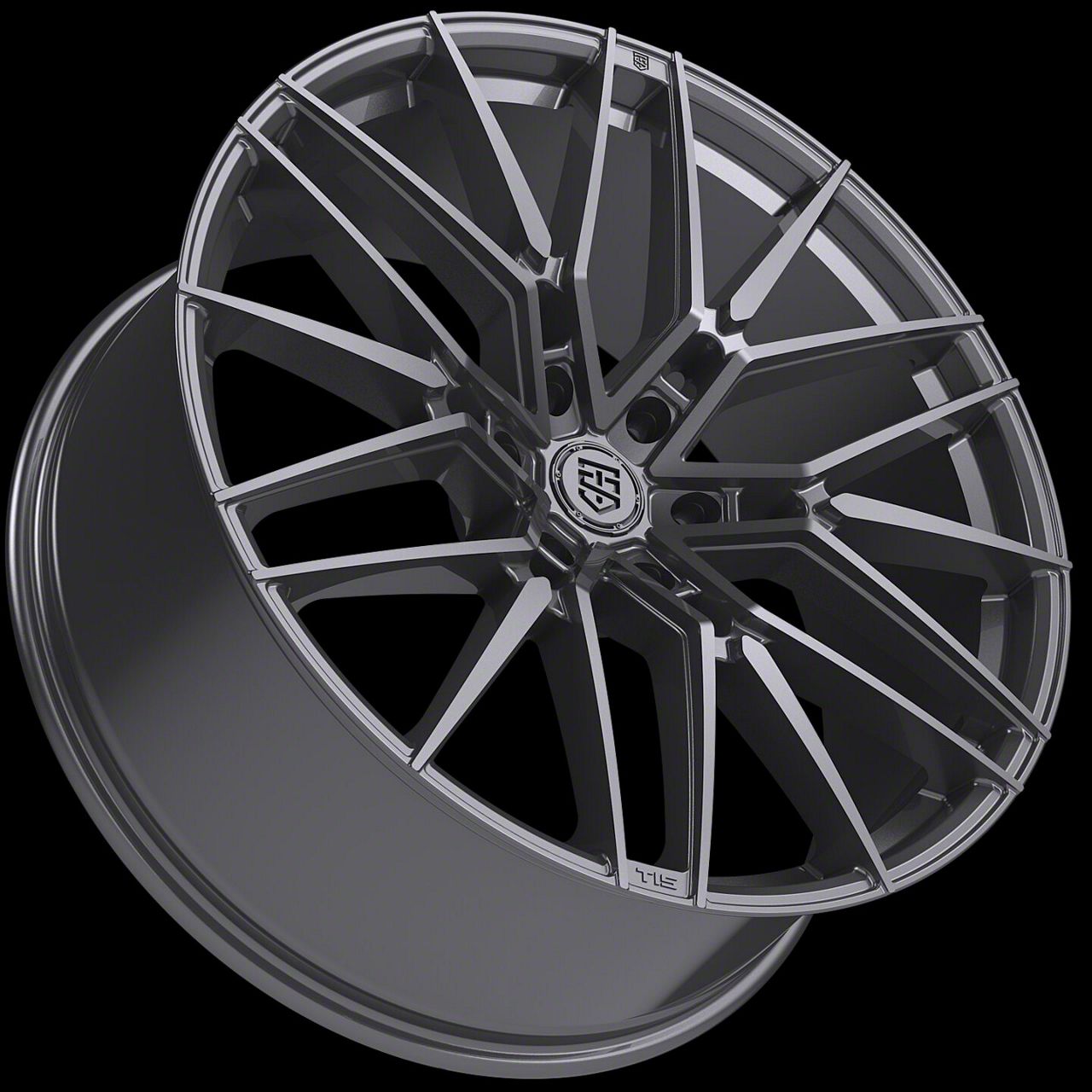 TIS Motorsports Titan 506 Gunmetal 6-Lug Wheel; 22x10; 24mm Offset