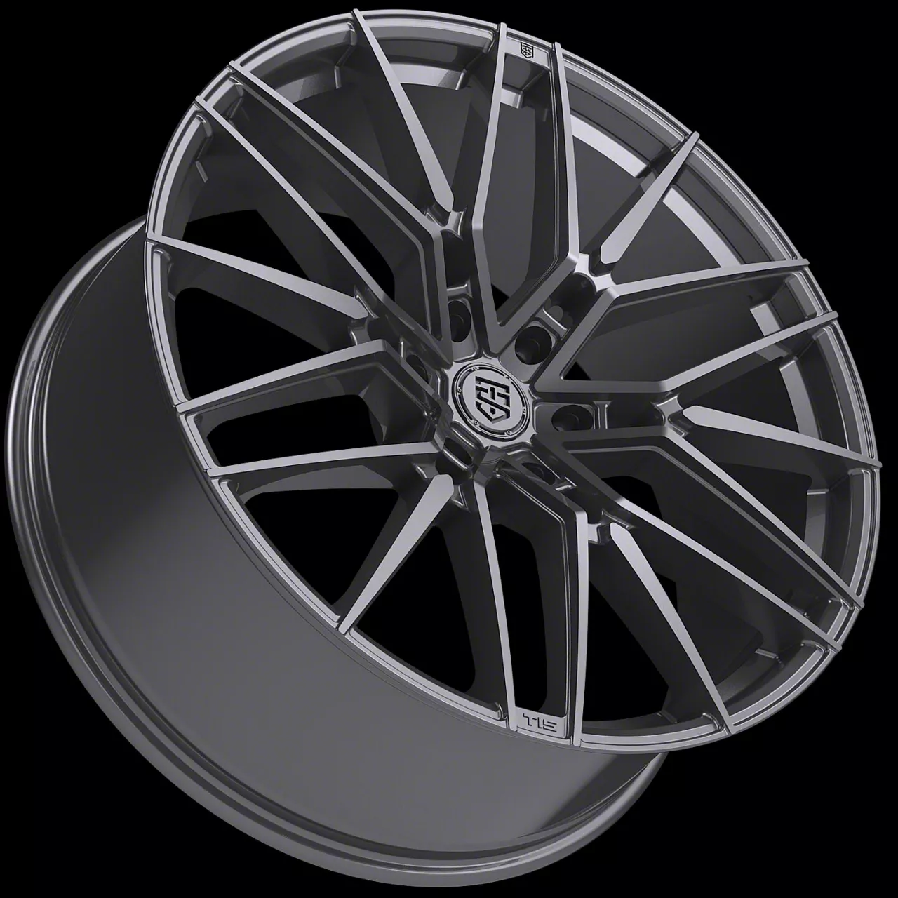 TIS Motorsports Titan XD 506 Gunmetal 6-Lug Wheel; 22x10; 24mm