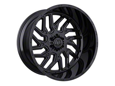 TIS 544 Gloss Black 6-Lug Wheel; 22x12; -44mm Offset (24-25 Tacoma)