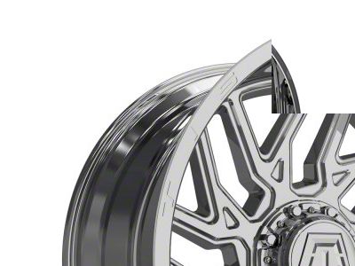 TIS 544C Chrome 6-Lug Wheel; 22x14; -76mm Offset (16-23 Tacoma)