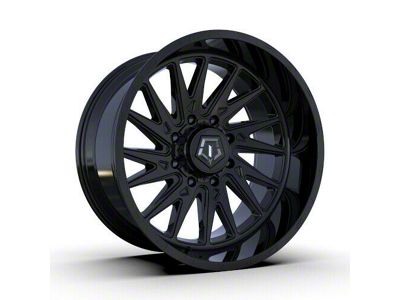 TIS 547B Gloss Black 6-Lug Wheel; 22x12; -44mm Offset (16-23 Tacoma)