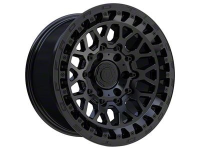 TIS 555SB Satin Black 6-Lug Wheel; 17x9; -12mm Offset (16-23 Tacoma)