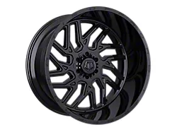 TIS 544 Gloss Black 6-Lug Wheel; 18x9; 0mm Offset (17-24 Titan)