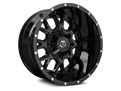 TIS 549B Satin Black 6-Lug Wheel; 18x9; 18mm Offset (17-24 Titan)