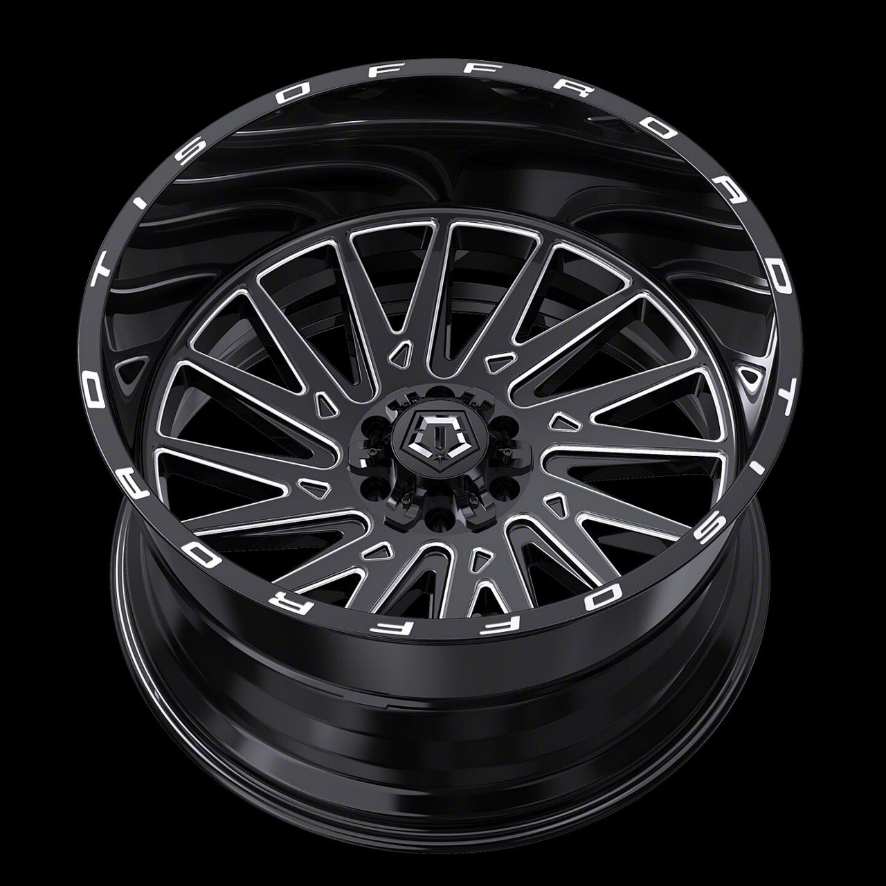 TIS Titan XD 547 Gloss Black Milled 6-Lug Wheel; 26x14; -76mm