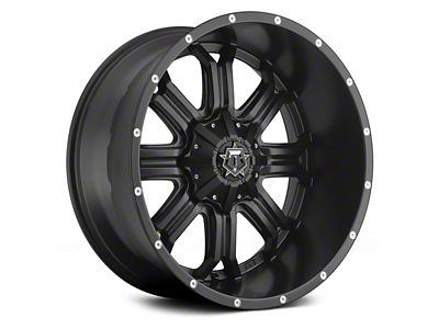 TIS 535B Satin Black 6-Lug Wheel; 20x9; -12mm Offset (22-25 Tundra)