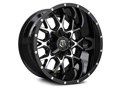 TIS 549MB Gloss Black Machined 6-Lug Wheel; 20x10; -19mm Offset (22-25 Tundra)