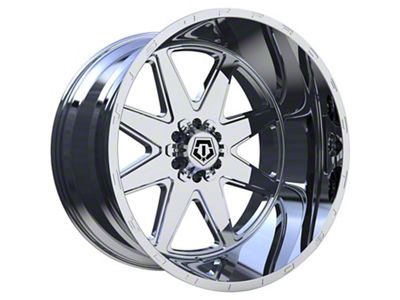 TIS 551P Polished 6-Lug Wheel; 22x12; -44mm Offset (22-25 Tundra)