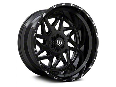 TIS 552B Gloss Black 6-Lug Wheel; 20x9; 0mm Offset (22-25 Tundra)