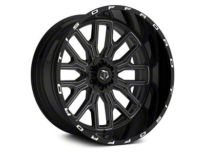 TIS 560BM Gloss Black 6-Lug Wheel; 20x10; -19mm Offset (22-25 Tundra)