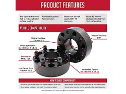 2-Inch Billet Aluminum Hubcentric 6-Lug Wheel Spacers (04-24 Titan)