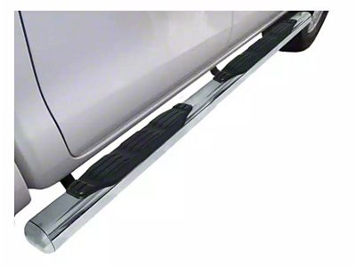 Go Rhino 5-Inch 1000 Series Side Step Bars; Polished (04-15 Titan King Cab)
