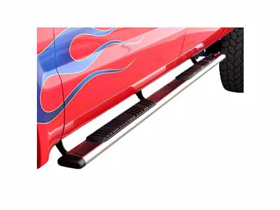 Go Rhino 5-Inch OE Xtreme Low Profile Side Step Bars; Polished (04-15 Titan Crew Cab)
