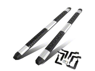 5-Inch Running Boards; Stainless Steel (04-15 Titan Crew Cab)