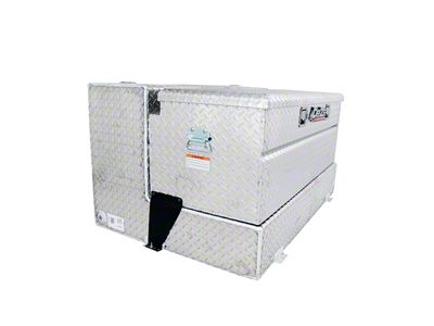 56-Inch Specialty Series Combo L-Shaped Transfer Tank; 111-Gallon; Brite-Tread (04-24 Titan w/ 8-Foot Bed)