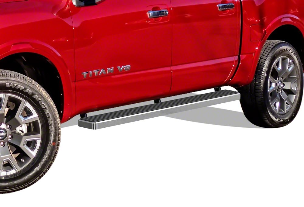 20042015 Nissan Titan Side Step Bars & Running Boards ExtremeTerrain