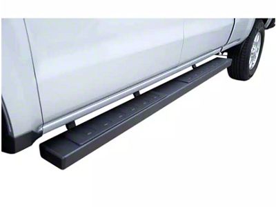 Go Rhino 6-Inch OE Xtreme II Side Step Bars; Textured Black (04-15 Titan Crew Cab)