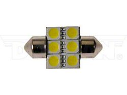 6-LED SMD LED Bulb; White; 31mm; 3175