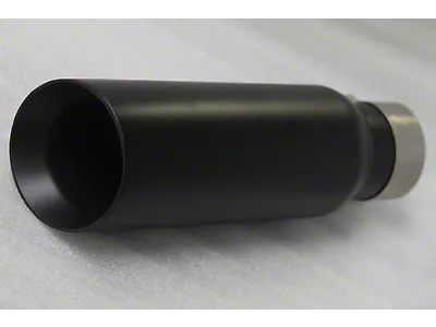 Borla 140802BC S-Type Cat-Back Exhaust System - 2.5" Pipe, 4" Black Chrome Tip, T-304 Stainless Steel