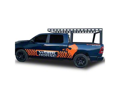 Base K2 Over Cab Rack; Black (04-24 Titan w/ 5-1/2-Foot Bed)