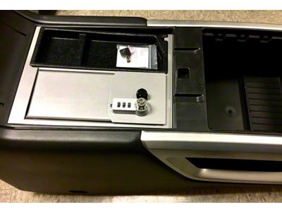 Center Console Lock Vault; Half Box (17-24 Titan w/o Fold-Down Console)