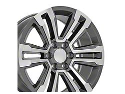 CV44 Gunmetal Machined 6-Lug Wheel; 20x9; 24mm Offset (17-24 Titan)