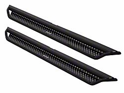 Go Rhino Dominator Xtreme D1 Side Step Bars; Textured Black (17-24 Titan Crew Cab)