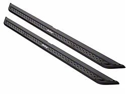 Go Rhino Dominator Xtreme DSS Slider Side Step Bars; Textured Black (17-24 Titan Crew Cab)