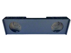 Dual 10-Inch Down Firing Subwoofer Box; Poly Coated (20-24 Titan)